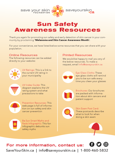 Sun Safety Resource Package